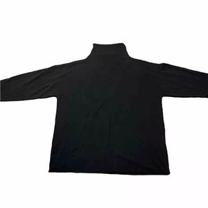 Eileen Fisher Tunic Top Tencel Organic Cotton Turtleneck Blue Long Sleeve Sz XL